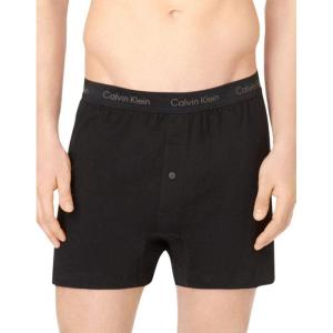 imageCalvin Klein Mens Cotton Classics 3Pack Knit BoxerBlack