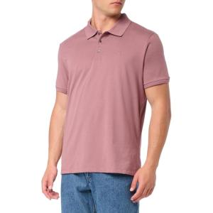 imageCalvin Klein Mens Smooth Cotton Monogram Logo Polo ShirtCapri Rose