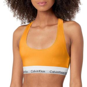imageCalvin Klein Womens Modern Cotton Unlined Wireless BraletteHoney Pot