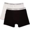 imageCalvin Klein Boys 2 Pack Boxer Briefs  Premium Cotton ComfortBlackClassic White