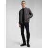 imageCalvin Klein Mens Matte Logo Zip Bomber JacketForged Iron