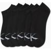 imageCalvin Klein Mens Socks  Lightweight No Show Ankle Socks 6 PackBlack Logo