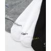 imageCalvin Klein Mens Socks  Lightweight No Show Ankle Socks 6 PackBlackWhiteGrey Tab