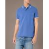 imageCalvin Klein Mens Stretch Pique Solid Tipped PoloTrue Navy