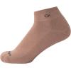 imageCalvin Klein Womens Athletic Sock  Cushion Quarter Cut Ankle Socks 6 PackWhiteBrown