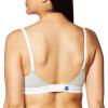 imageCalvin Klein Womens Pure Ribbed Lightly Lined BraletteGrey Heather