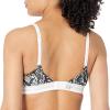 imageCalvin Klein Womens Pure Ribbed Lightly Lined BraletteRattlesnake Printblack
