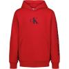 imageCalvin Klein Boys Long Sleeve Pullover Fleece HoodieImpact Racing Red
