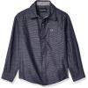 imageCalvin Klein Boys Long Sleeve Woven ButtonDown ShirtChambray Navy Db08
