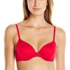 imageCalvin Klein Womens Perfectly Fit Lightly Lined TShirt Bra with Memory TouchRipe Mango
