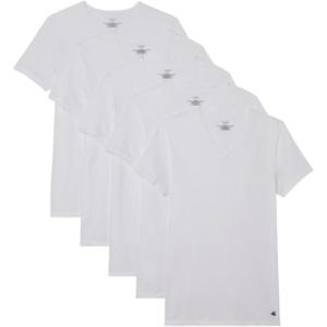 imageCalvin Klein Mens Cotton Classics 5Pack Undershirts5 White