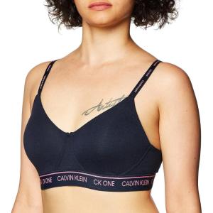 imageCalvin Klein Womens Pure Ribbed Lightly Lined BraletteShoreline