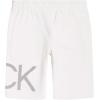 imageCalvin Klein Boys Pullon Fleece Jogger Shorts Drawstring ClosureWraparound White Fc04