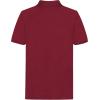 imageCalvin Klein Boys Short Sleeve Micro Pique Solid Polo Button Closure Soft ampamp ComfortableCabernet
