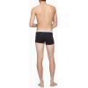 imageCalvin Klein Mens Cotton Classics 3Pack TrunkBlack Bodies W Cerise Lipstick  Grey Heather  Blue Edge