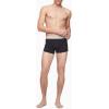 imageCalvin Klein Mens Cotton Classics 3Pack TrunkBlack Bodies W Cerise Lipstick  Grey Heather  Blue Edge