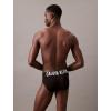 imageCalvin Klein Mens Intense Power 3Pack Hip BriefBlack Bodies W Carnival Blue  White  Misty Grey Logos
