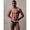 imageCalvin Klein Mens Intense Power 3Pack Hip BriefBlack Bodies W Carnival Blue  White  Misty Grey Logos