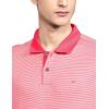 imageCalvin Klein Mens Jacquard Refined PoloPoinsettia Stripe
