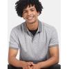 imageCalvin Klein Mens Jacquard Refined PoloStandard White Combo