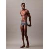 imageCalvin Klein Mens Micro Stretch 3Pack BriefHemisphere Blue  Plein Air  Convoy