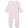 imageCalvin Klein Baby Girls Footed CoverallPale LilacEgret