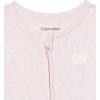 imageCalvin Klein Baby Girls Footed CoverallPale LilacEgret