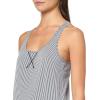 imageCalvin Klein Womens Jersey Tank and Short Pajama SetDark Navy Seersucker Stripe