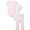 imageCalvin Klein babygirls 2 Bodysuits and Pant SetShrinking VioletEgretPale Lilac