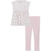 imageCalvin Klein girls 2pc Tunic Legging SetEgretSepia Rose