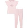 imageCalvin Klein girls 2pc Tunic Legging SetRoseMuted Clay