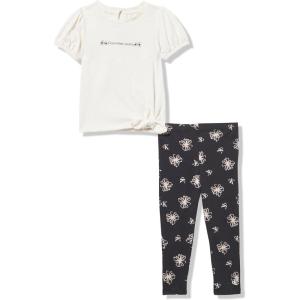 imageCalvin Klein girls 2pc Tunic Legging SetEgretDeep Black