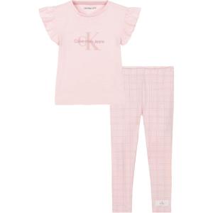 imageCalvin Klein girls 2pc Tunic Legging SetRoseMuted Clay