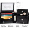 imageCalvin Klein Mens Wallet SetsMinimalist Bifold and Card CasesBlack Coin Pocket  Bifold
