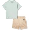 imageCalvin Klein babyboys 2pc Polo Short SetHarbor GrayWhite Pepper