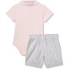 imageCalvin Klein babyboys 2pc Polo Short SetLotusStripe