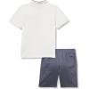 imageCalvin Klein babyboys 2pc Short SetMarshmallowOmbre Blue