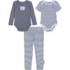 imageCalvin Klein babyboys 2 Bodysuits and Pant SetFlint StonePlein Air