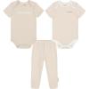 imageCalvin Klein babyboys 2 Bodysuits and Pant SetPeyoteMarshmallow