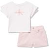imageCalvin Klein girls 2pc Short SetShrinking VioletLilac