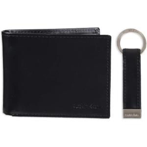 imageCalvin Klein Mens Wallet SetsMinimalist Bifold and Card CasesBlack Classic  Bifold