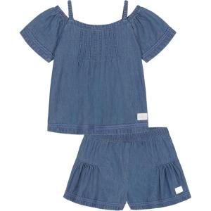 imageCalvin Klein girls 2pc Short SetMedium Wash