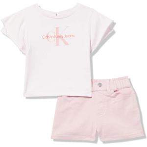 imageCalvin Klein girls 2pc Short SetShrinking VioletLilac