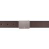 imageCalvin Klein Mens Casual Statement Plaque Buckle Belt with Logo TreatmentDark Brown Plaque
