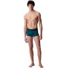 imageCalvin Klein Mens Intense Power 3Pack Low Rise TrunkAqua Bar  Black  Brisk Blue
