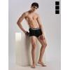 imageCalvin Klein Mens Intense Power 3Pack Low Rise TrunkBlack Bodies W Aqua Bar  White  Brisk Blue Logos