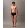 imageCalvin Klein Mens Intense Power 3Pack Low Rise TrunkBlack Bodies W Misty Grey  White  Blossom Green Logos
