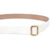 imageCalvin Klein Womens Casual Slim Width Fashion Belt for Jeans Trousers and DressesBoneSaddle
