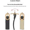 imageCalvin Klein Womens Casual Slim Width Fashion Belt for Jeans Trousers and DressesBoneSaddle