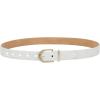 imageCalvin Klein Womens Casual and Dress Fashion BeltsWhite Croc